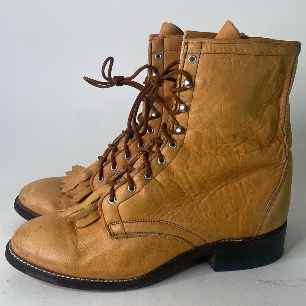 Laredo Leather Boots Womens 8 D - Picture 3 of 8